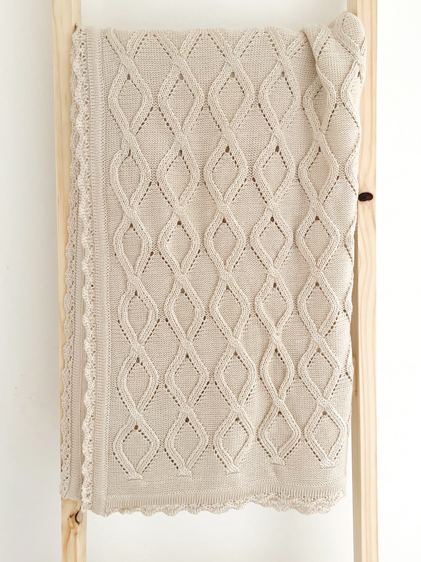 Manta Ochos Beige