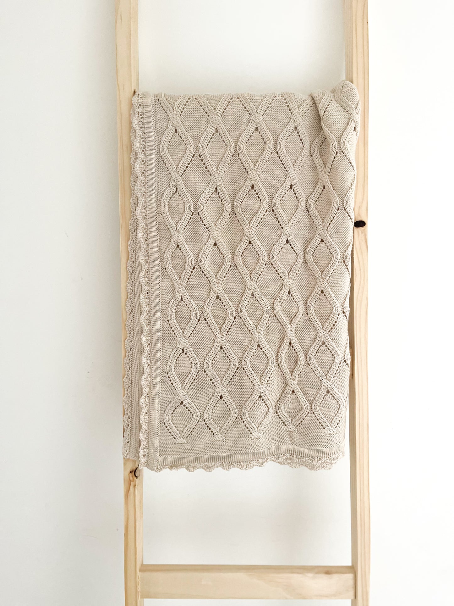 Manta Ochos Beige