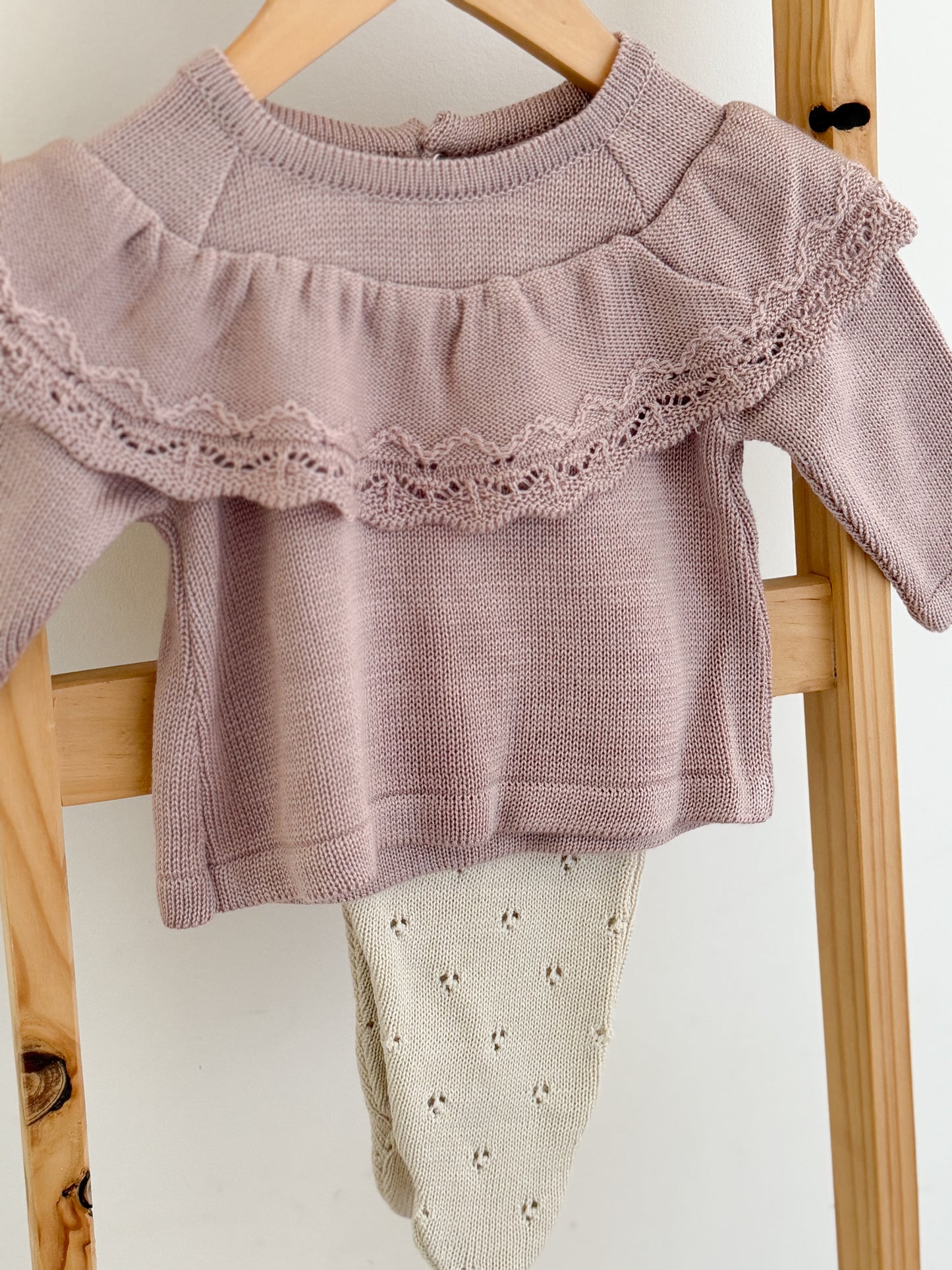 Conjunto Jacinta Rosa Viejo/Beige