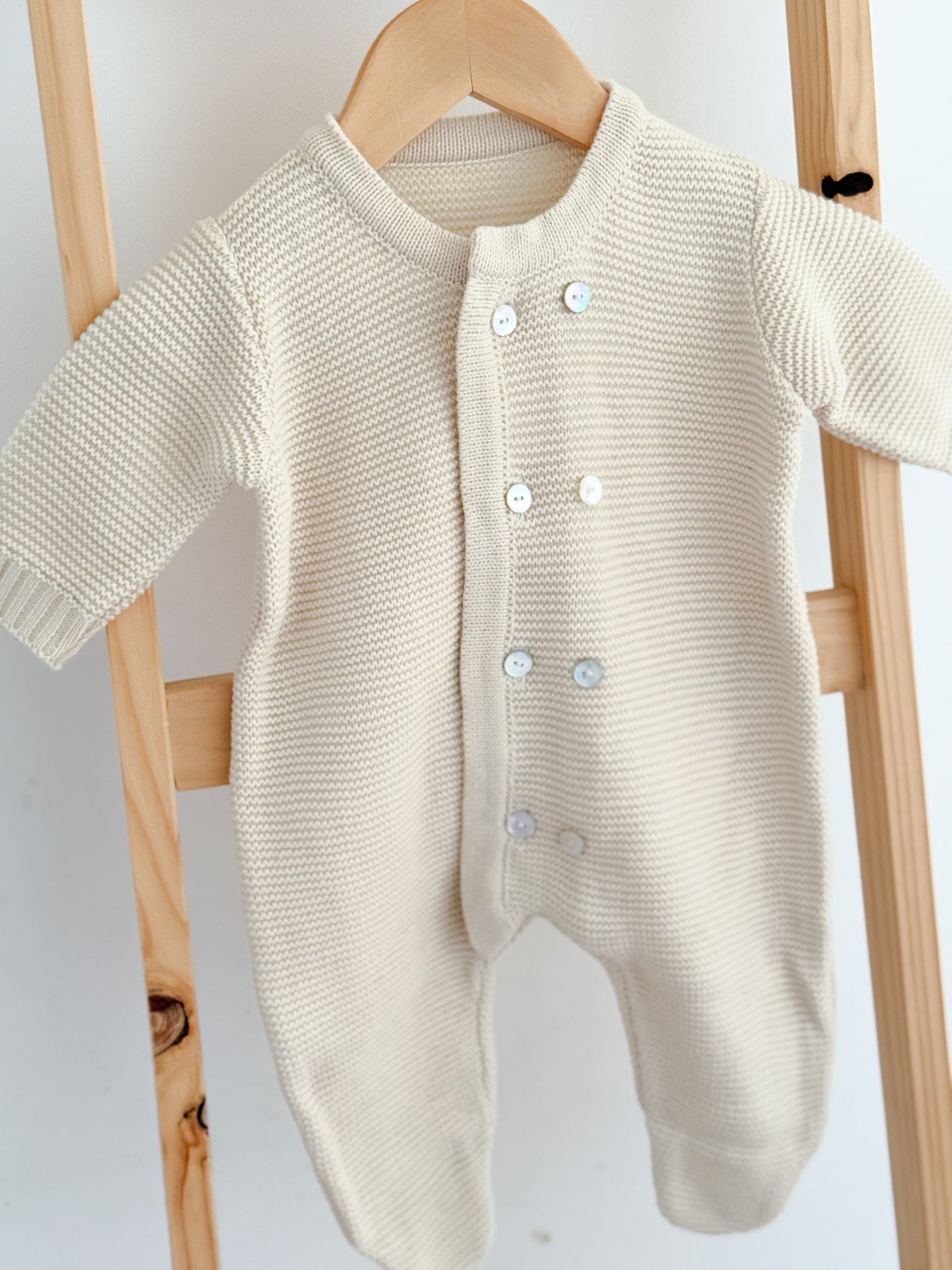 Osito Botones Beige