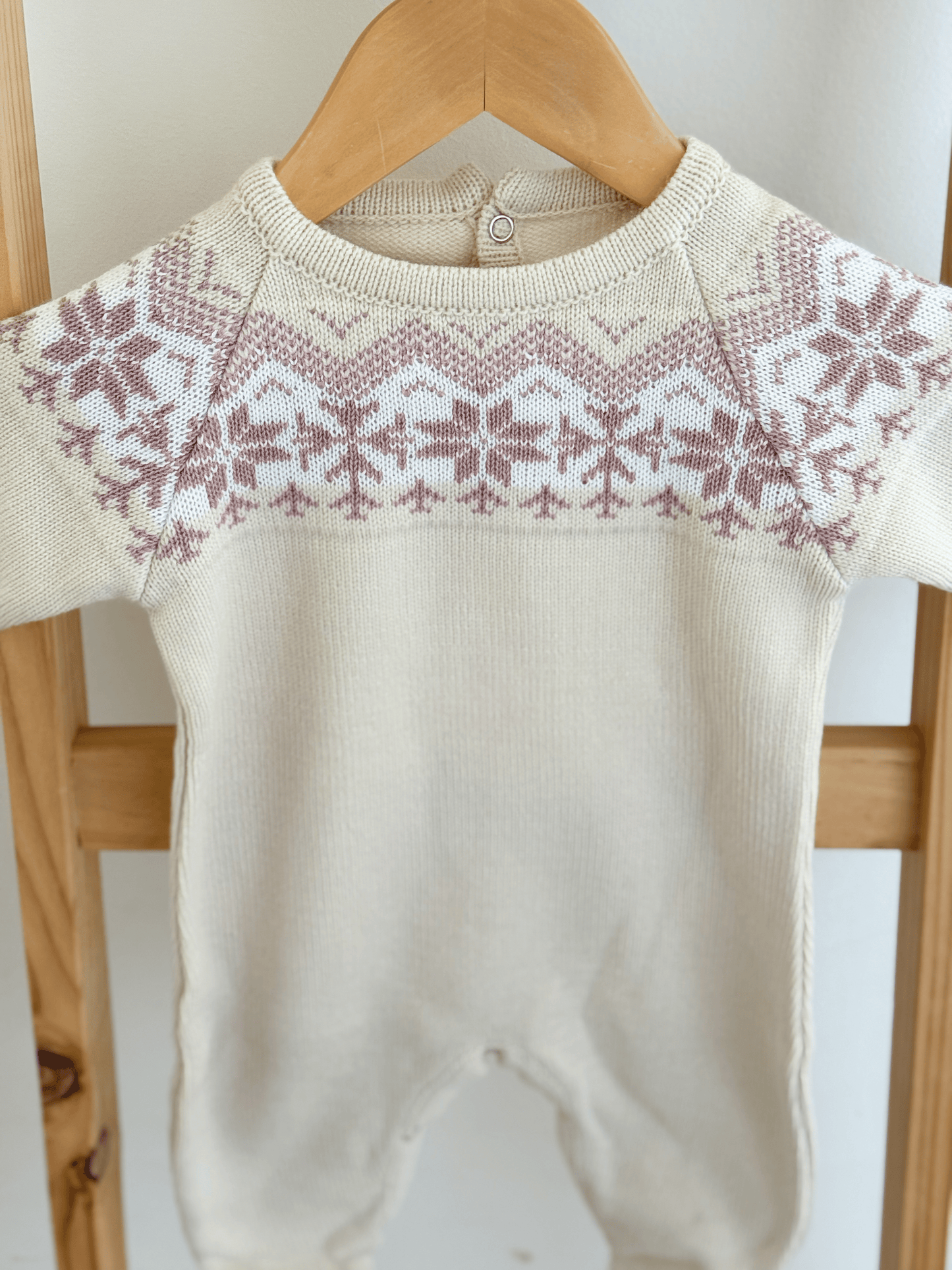 Osito Juanita Beige/ Rosa Viejo