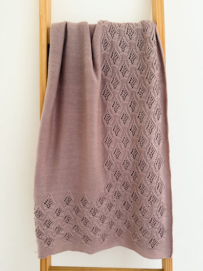 Manta Magnolia Rosa Viejo