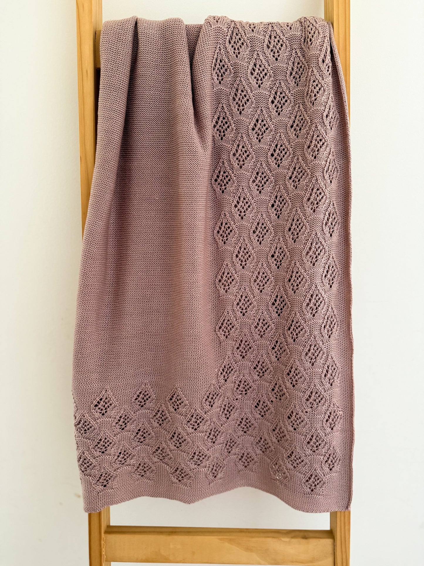 Manta Magnolia Rosa Viejo