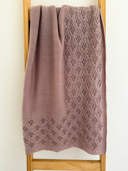 Manta Magnolia Rosa Viejo