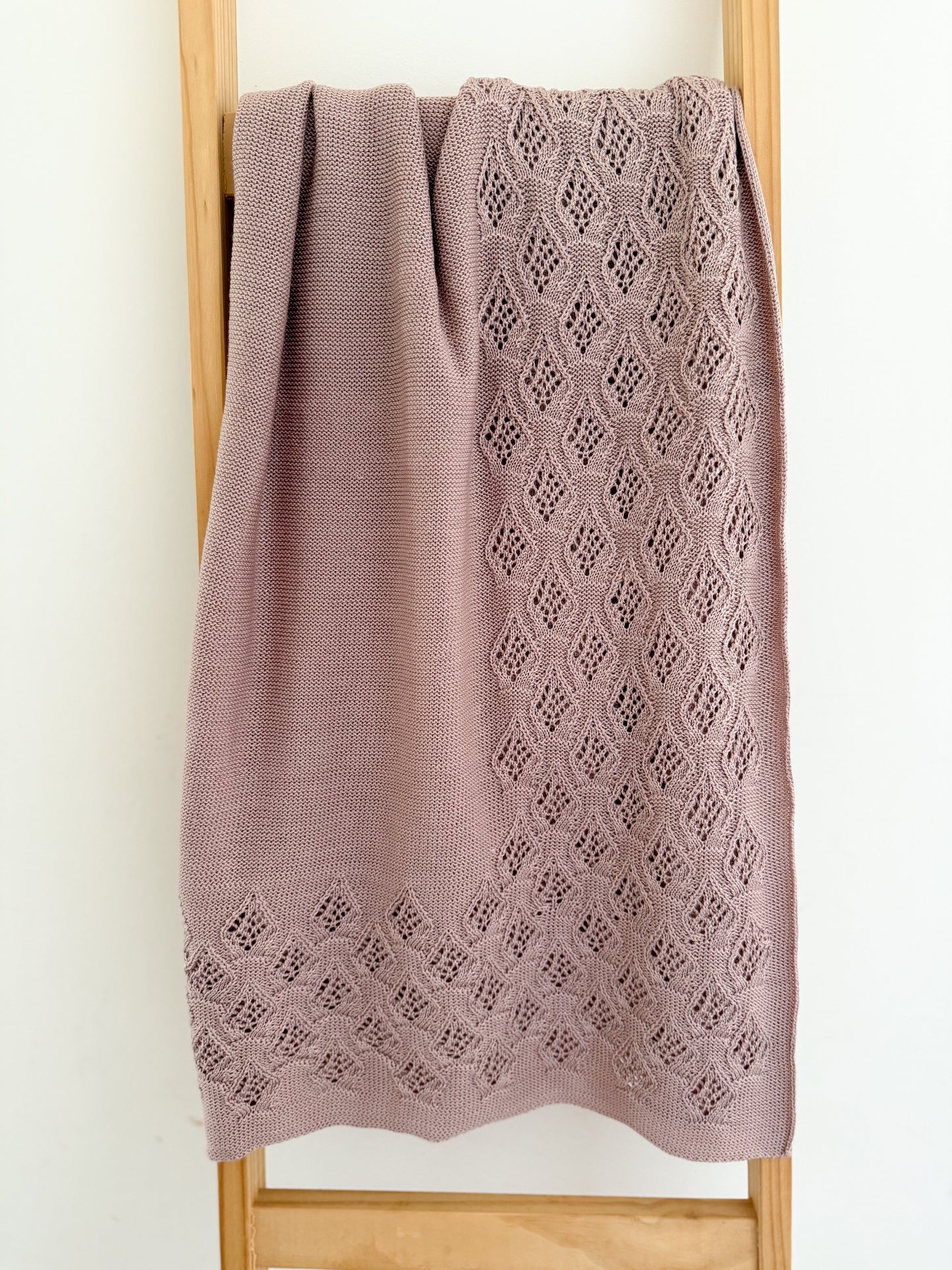 Manta Magnolia Rosa Viejo