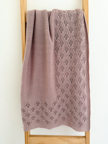 Manta Magnolia Rosa Viejo