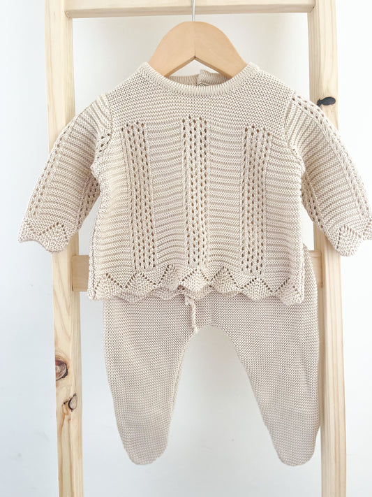 Conjunto Espiga Beige
