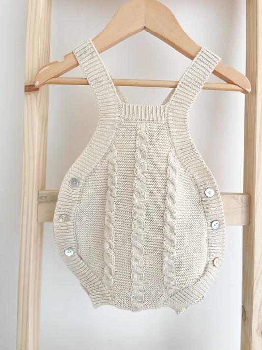 Ranita Botones Beige