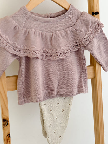 Conjunto Jacinta Rosa Viejo/Beige
