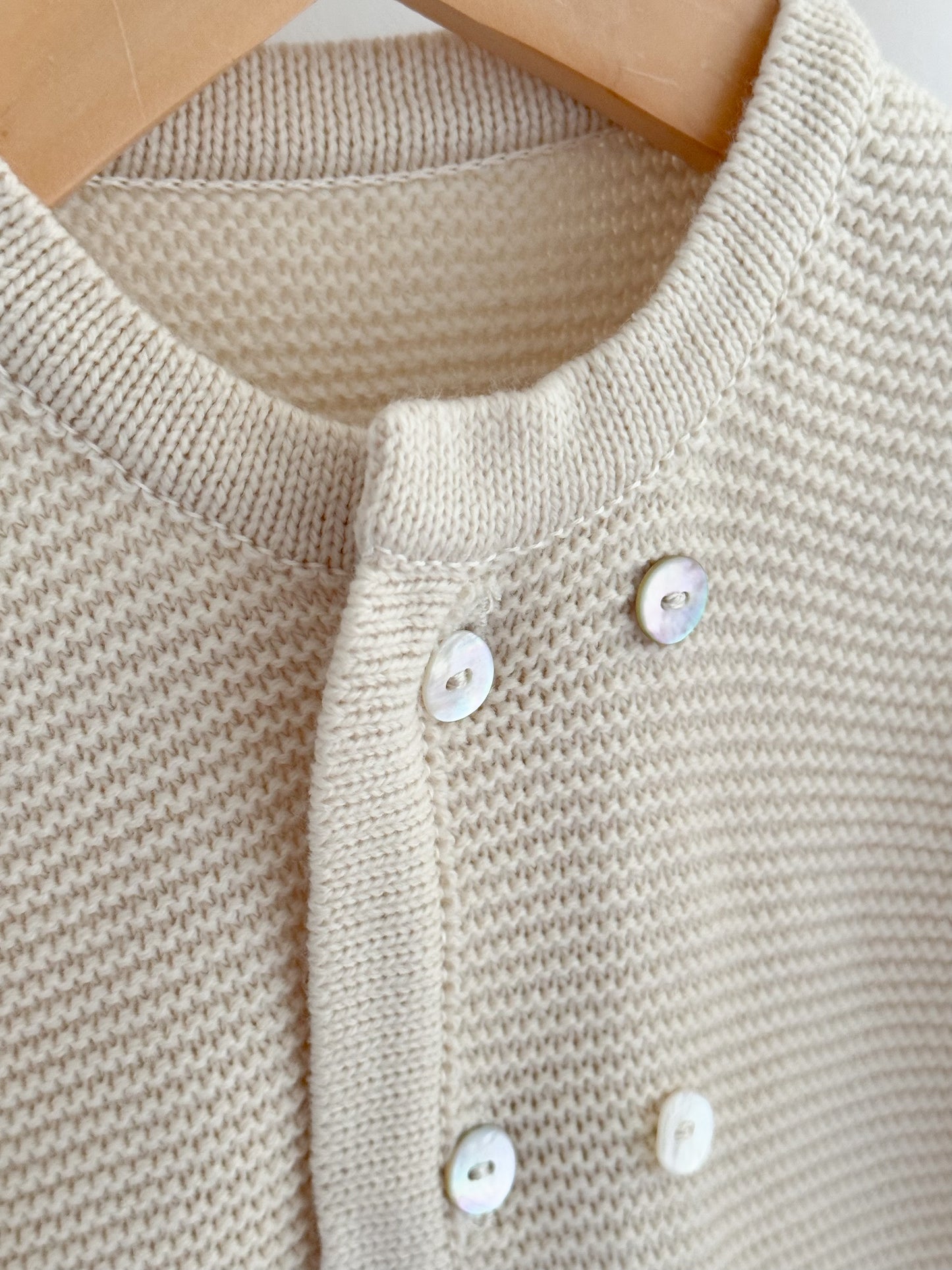 Osito Botones Beige